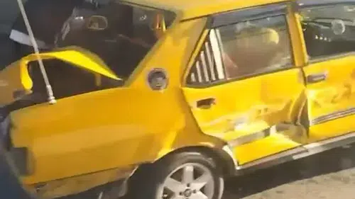 Bursa Ankara Yolu’nda alkollü sürücü bariyerlere girdi