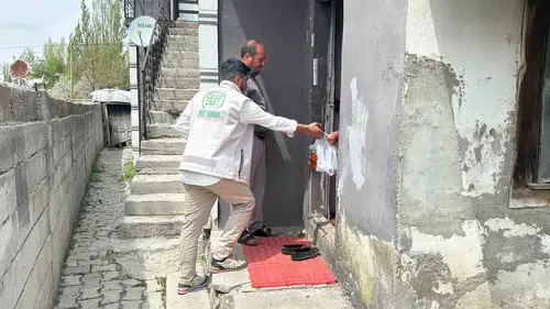 Ağrı’da yüzlerce aileye kurban eti desteği ulaştı