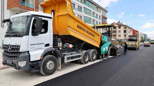 Karatay Belediyesi yolları yenilemek için düğmeye bastı