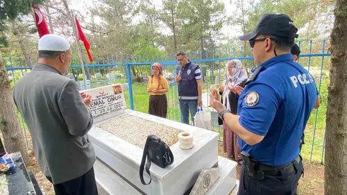 Besni Kaymakamlığı bayramda şehit ailelerini yalnız bırakmadı
