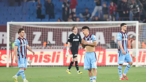 Trabzonspor sezonu hayal kırıklığıyla kapattı