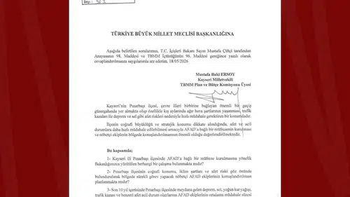 Pınarbaşı için AFAD çağrısı Meclis gündeminde