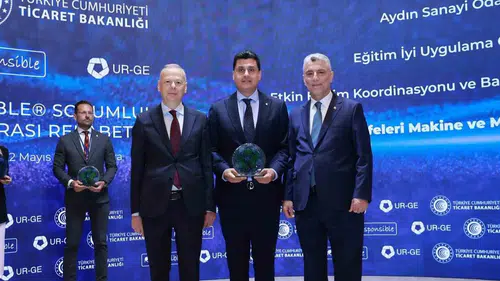 Aydınlı sanayicinin ihracat başarısı Ankara’da ödülle taçlandı