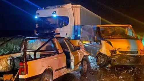 Yozgat'ta kaygan yolda feci kaza 1 ölü 2 yaralı