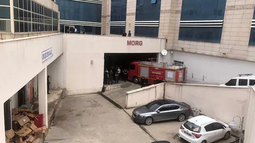 Siirt Eğitim ve Araştırma Hastanesi bodrum katında dumanlar yükseldi