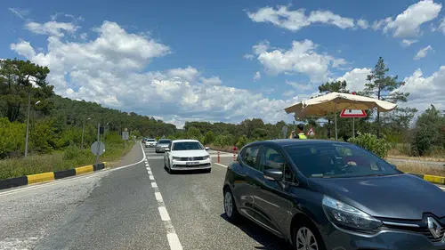 Marmaris ve Datça yollarında bayram yoğunluğu