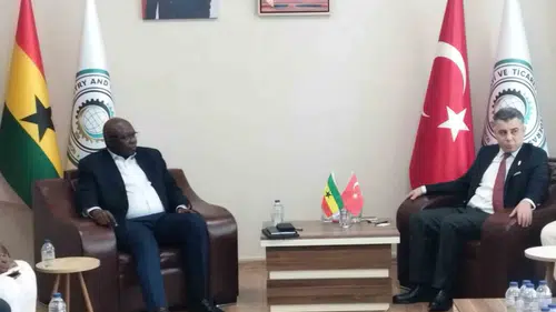 Gana heyeti Türkiye ile yeni yatırım kapılarını aralıyor