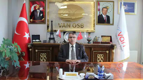Van OSB Başkanı Aslan bayram mesajında dayanışma vurgusu yaptı