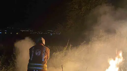 Hatay Kırıkhan’da bahçe yangını korkuttu