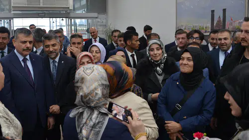 Bakan Çiftçi ve AYM Başkanı Özkaya Erzurum'da buluştu
