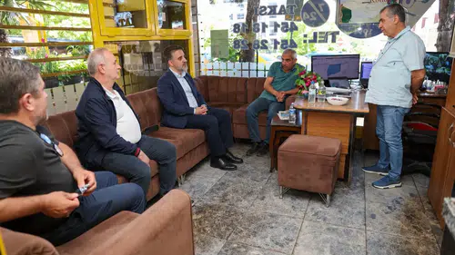 Bursa'da bayram mesaisi Başkan Vekili Biba sahadaydı