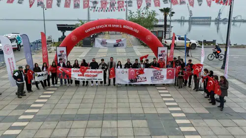 Samsun’da 86 kilometrelik tarihi yürüyüş start aldı
