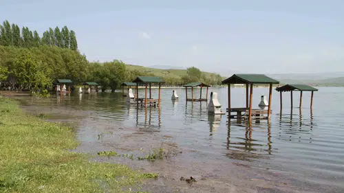 Sivas Kılıçkaya Barajı taştı tesisler sular altında kaldı