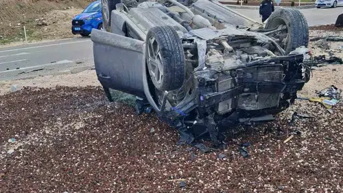 Aksaray Ortaköy yolunda feci kaza Bir kişi yaşamını yitirdi