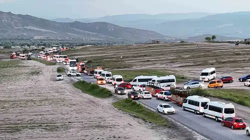 Kapadokya’da bayram sabahı balonlar havalanamadı