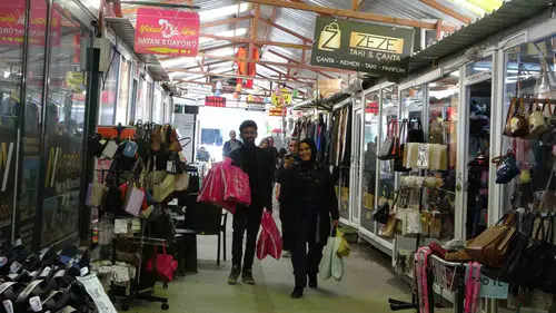Malatya konteyner çarşılarda bayram bereketi yaşanıyor