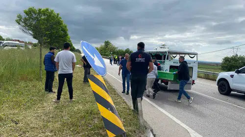 Biga yolunda feci kaza 2 kişi hayatını kaybetti
