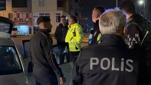 Kayseri'de alkollü sürücüden polise ilginç tepki