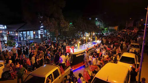 Bozdoğan 19 Mayıs kutlamalarında Bandırma Vapuru sürprizi