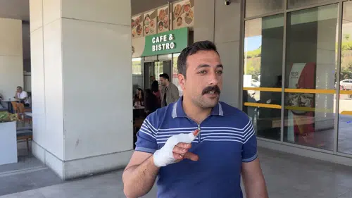 Kurban kesimi hastanede bitti Amcasına dava açacağını söyleyerek güldürdü