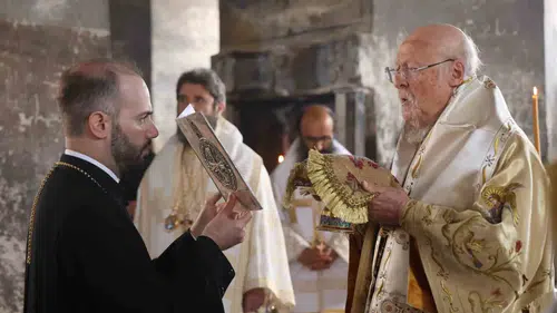 Patrik Bartholomeos Kapadokya'daki ayinde bayram mesajı verdi