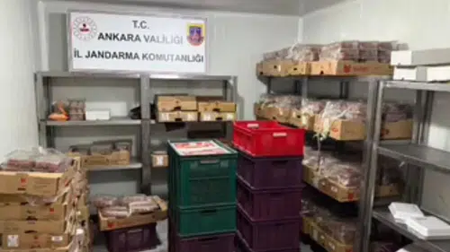 Ankara'da 40 ton sağlıksız ete jandarma baskını