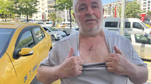İzmir'de taksiciye bıçaklı gasp girişimi