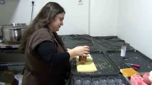 Çorum’un simgeleri artık birer mum hediye oldu