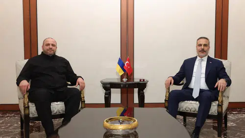 Dışişleri Bakanı Hakan Fidan Ankara'da Ukraynalı yetkiliyi ağırladı