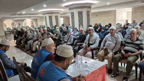 Erzincanlı hacı adayları kutsal topraklarda eğitime alındı