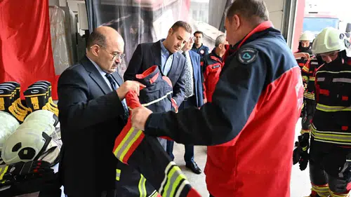 Balıkesir OSB itfaiyesine 11 yıl sonra dev ekipman desteği
