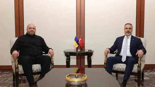 Hakan Fidan Ankara'da Ukraynalı mevkidaşı Umerov'u ağırladı