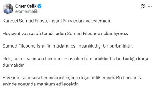 İsrail'in yardım filosuna müdahalesi sert tepki çekti
