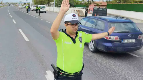 Aksaray yollarında bayram dönüşü mesaisi