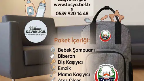 Tosya Belediyesi bebek sahibi olan ailelerin masraflarına ortak oluyor