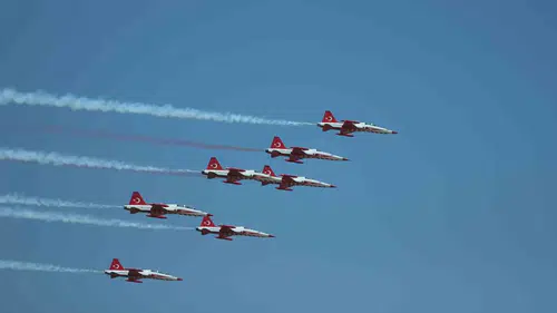 Çiğli semalarında 115 yıllık zafer şöleni