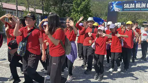 Salda Gölü bilim meraklılarını ağırladı