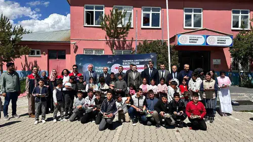 Erzurum’da öğrencilere süt içme alışkanlığı aşılanıyor