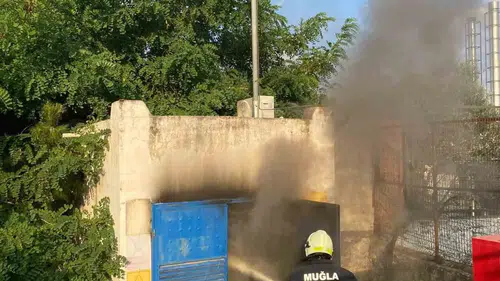 Bodrum’da trafo yangını mahalleyi elektriksiz bıraktı