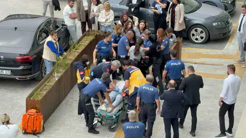 Samsun Adliyesi önünde büyük arbede