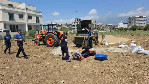 Hatay'da tarım kazası Tamir etmeye çalıştığı makineye düştü