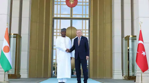 Erdoğan Nijer Cumhurbaşkanı Tchiani’yi Külliye’de ağırladı