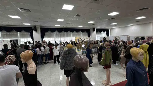 Karabüklü kursiyerlerin el emeği göz nuru eserleri sergileniyor