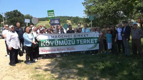 İnegöllü köylüler ormanlarını maden sahasına kaptırmamak için direniyor