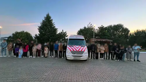 Çanakkale yolundaki kaçak göç operasyonu