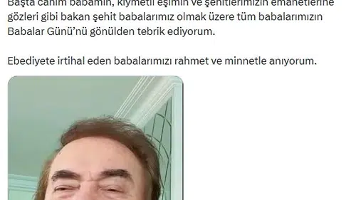 Aile Bakanı Göktaş'tan Babalar Günü mesajı