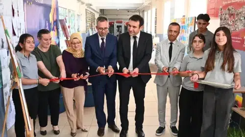 Yenipazar’da öğrencilerin bir yıllık emeği sergileniyor