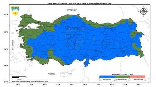 Mayıs ayı son elli altı yılın en serin dönemlerinden biri oldu