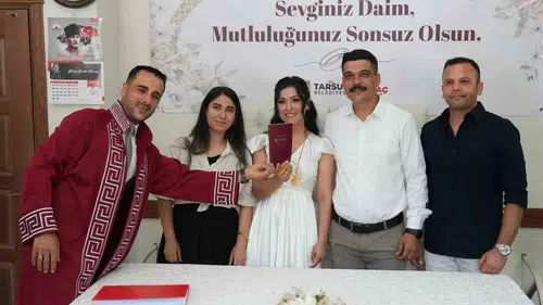 Tarsus’ta evlenmek isteyen çiftler 06.06.2026 tarihine akın etti