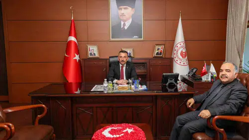 Zonguldak Valisi Hacıbektaşoğlu Müftü Demir ile görüştü